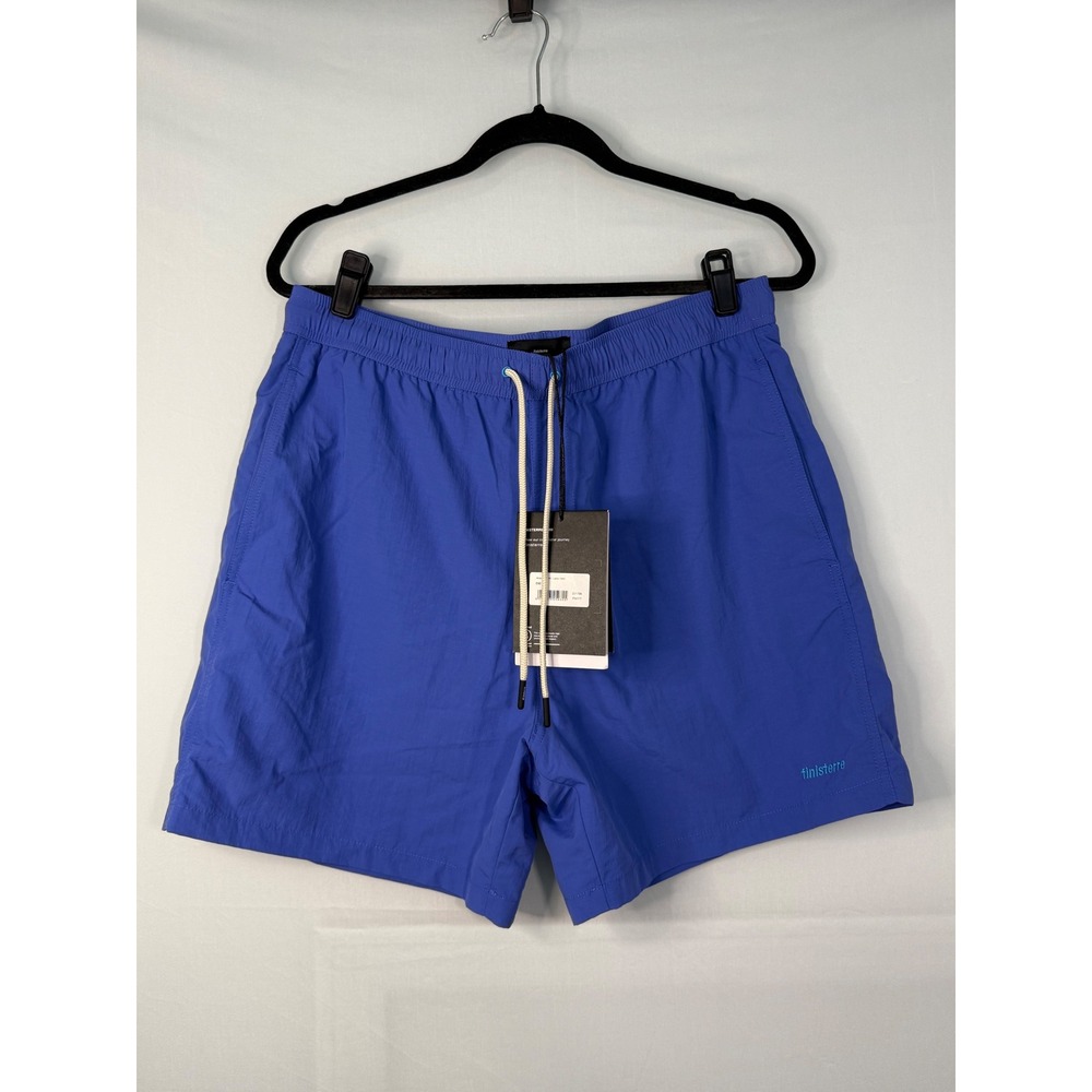 Finisterre Atlas Short 16" Mens 34W LakeBlue Regenerated Fibres Board Shorts NEW